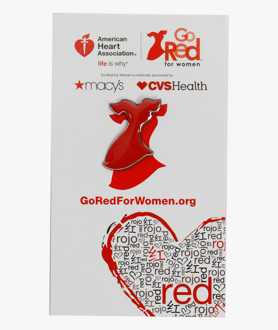 Go Red For Women, Transparent Clipart