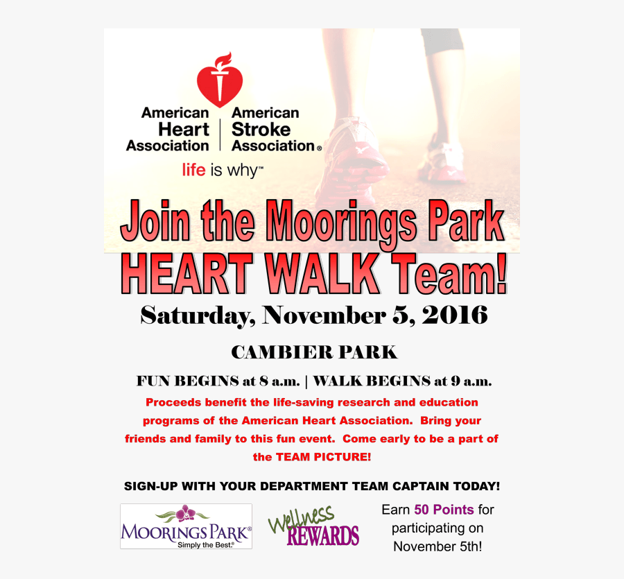 American Heart Association , Png Download - Flyer, Transparent Clipart