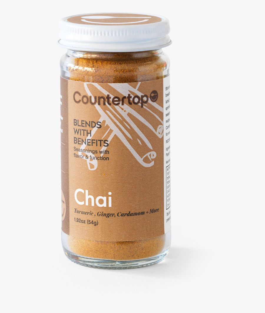 Countertop Chai Spice - Glass Bottle, Transparent Clipart