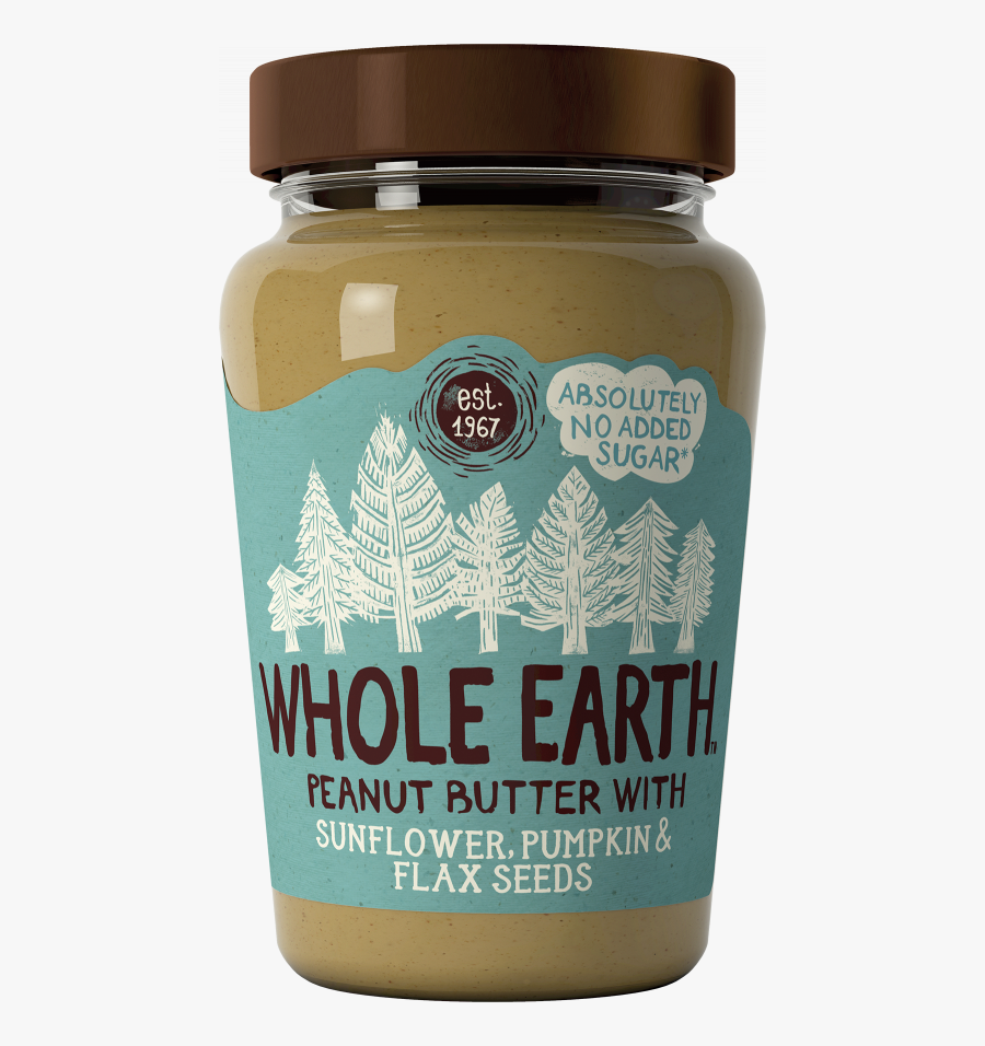 Whole Earth Peanut Butter Hazelnut Crunch 340g, Transparent Clipart