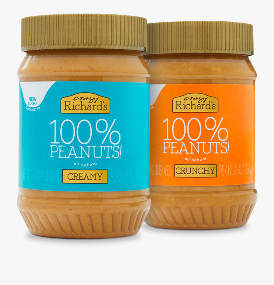 Crazy Richard's Peanut Butter, Transparent Clipart