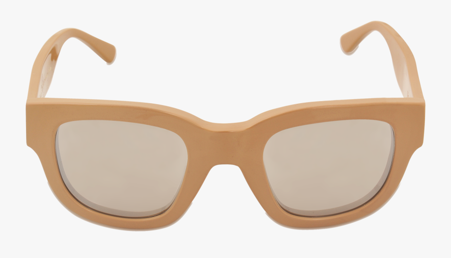 Acne Studios Frame A Sunglasses Donna Outlet Store - Wood, Transparent Clipart