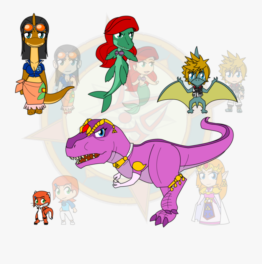 Assorted Chibis Au Times, Transparent Clipart