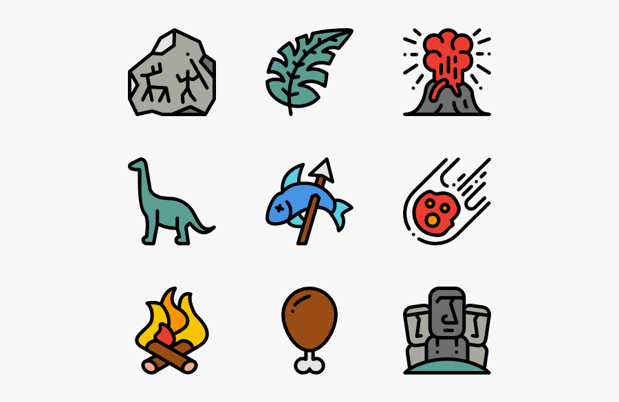 Prehistoric - Free Cartoon Sword Vector, Transparent Clipart