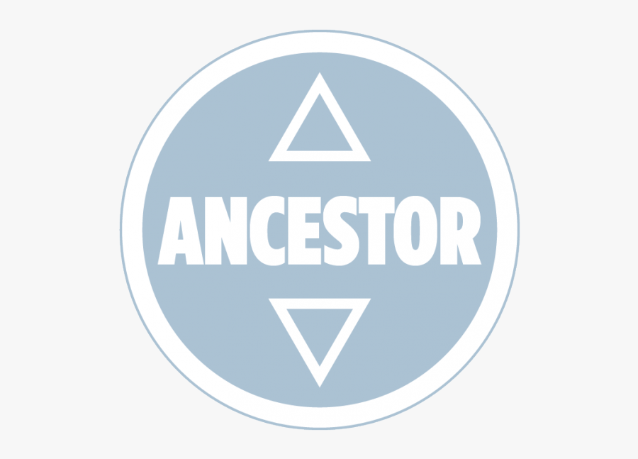 Use This Icon For Confirmed Genetic Ancestors On Maternal - Circle, Transparent Clipart