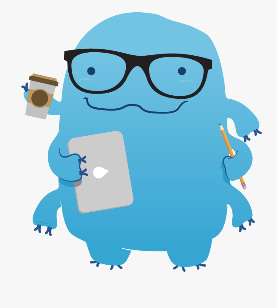 Waterbear Lang Blog - Programmer Mascot, Transparent Clipart