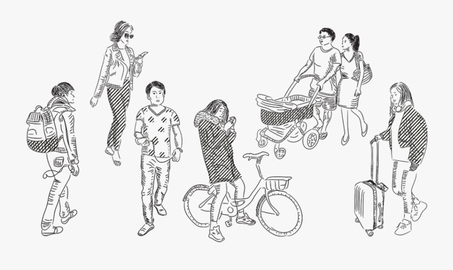 Drawing Chinese Modern - Sketch, Transparent Clipart