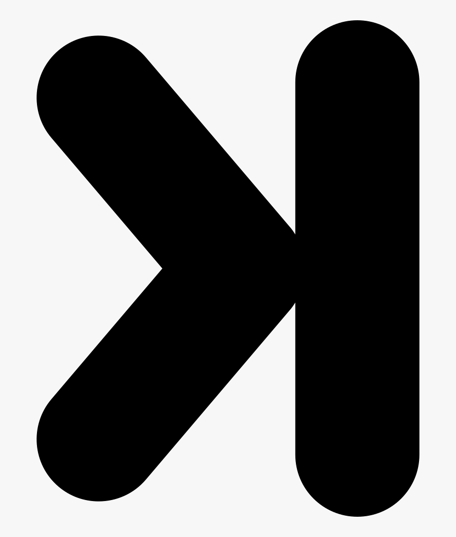 Clip Art Transparent Navigate To End Right, Transparent Clipart