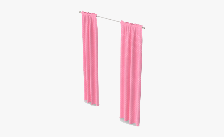 Curtain Transparent Image - Curtains Pink Png, Transparent Clipart