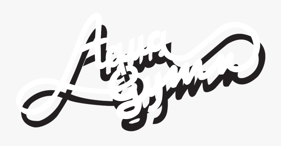 Aqua Gymn Fitness Centre Zumba Swimming Pool Water - Calligraphy, Transparent Clipart