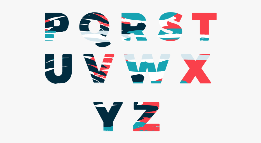 Alphabet Letters Png - Graphic Design, Transparent Clipart