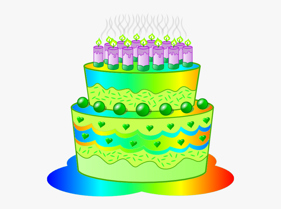 Birthday Cake Clip Art, Transparent Clipart
