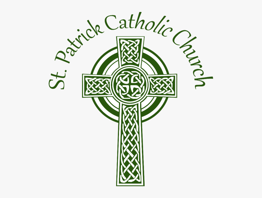 Patrick Catholic School - Traditional Irish Celtic Cross, Transparent Clipart