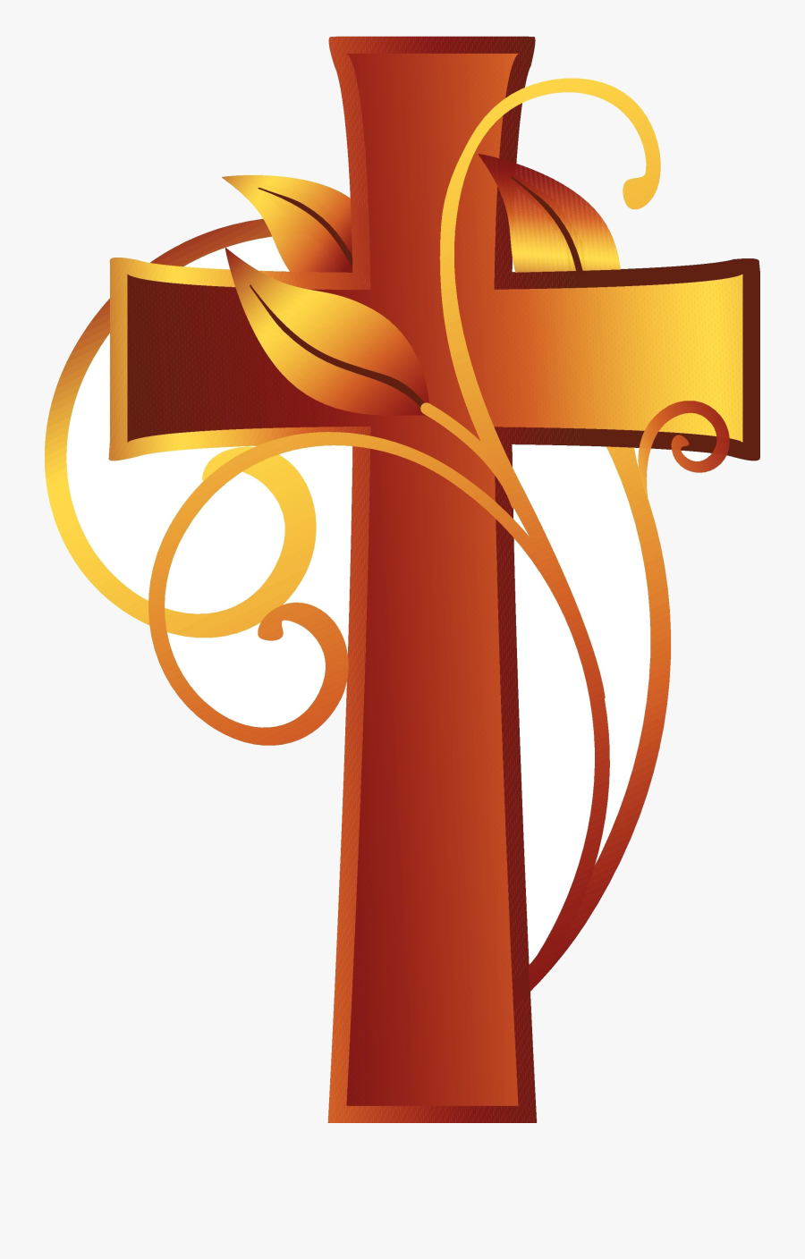 Cross Clipart Free On Transparent Png - Christian Clip Art, Transparent Clipart