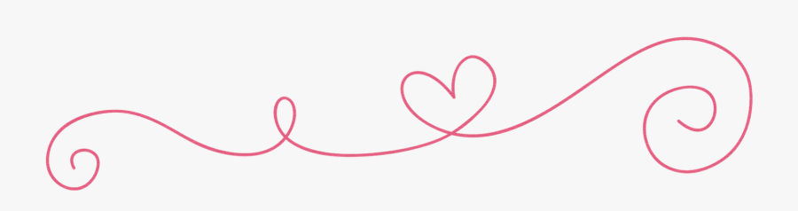 Divider With Heart Clipart , Png Download - Heart, Transparent Clipart