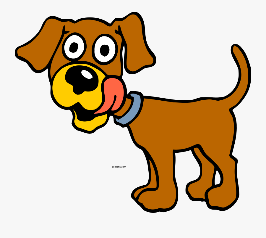 Dog Licking Clip Art, Transparent Clipart