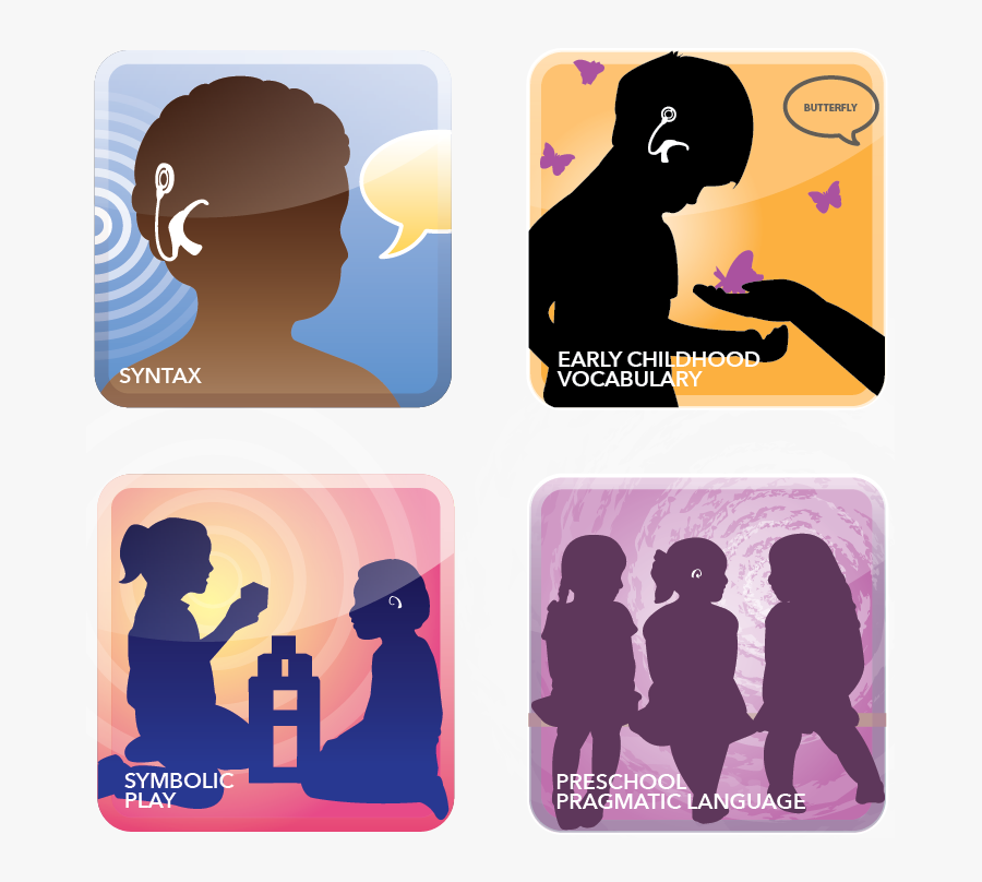 Deaf Children Silhouette Png, Transparent Clipart