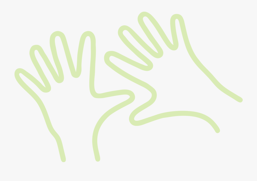 Preschool Drawing Of Some Hands - Calligraphy, Transparent Clipart
