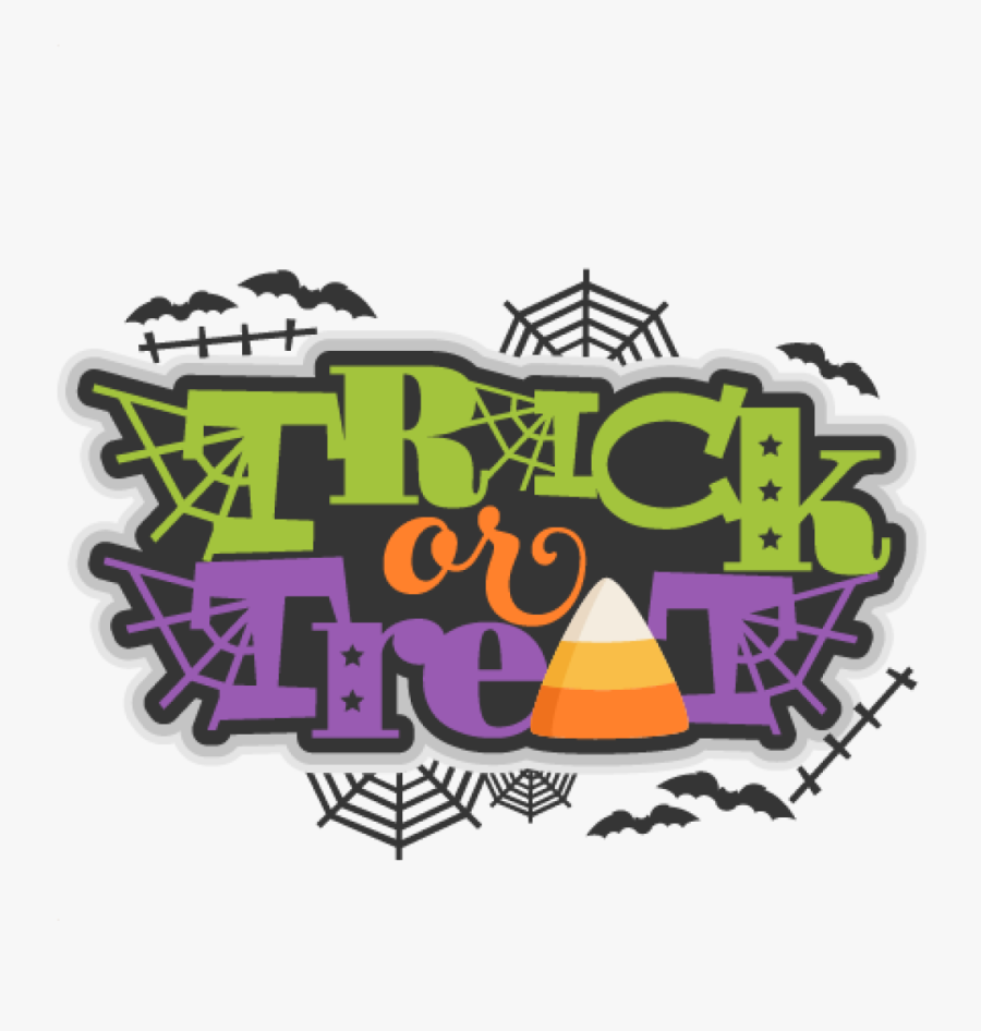 Trick Or Treat Clipart - Halloween Trick Or Treat Clip Art, Transparent Clipart