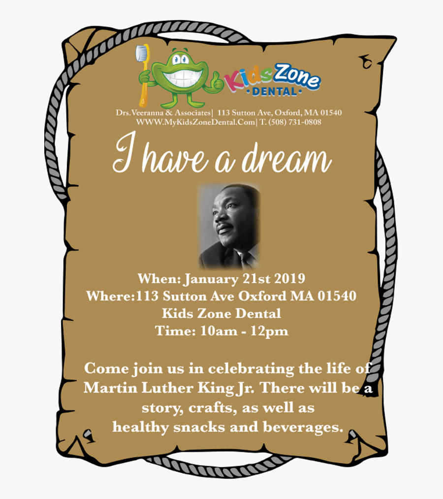 Dream Clipart I Have A Dream - Poster, Transparent Clipart