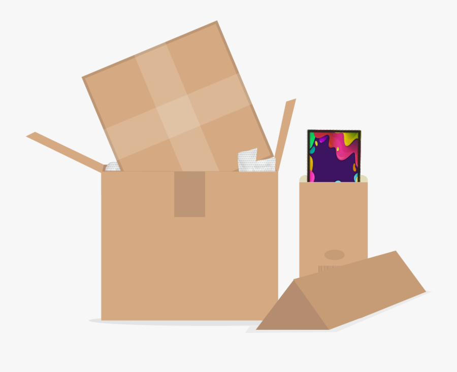 Choose The Right Packaging For Your Arts And Prints - Illustration, Transparent Clipart