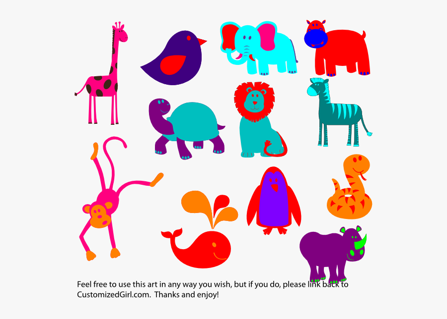 Animales Tiernos En Caricatura, Transparent Clipart