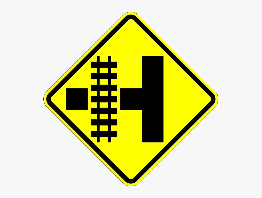 Transparent Railroad Sign Png, Transparent Clipart