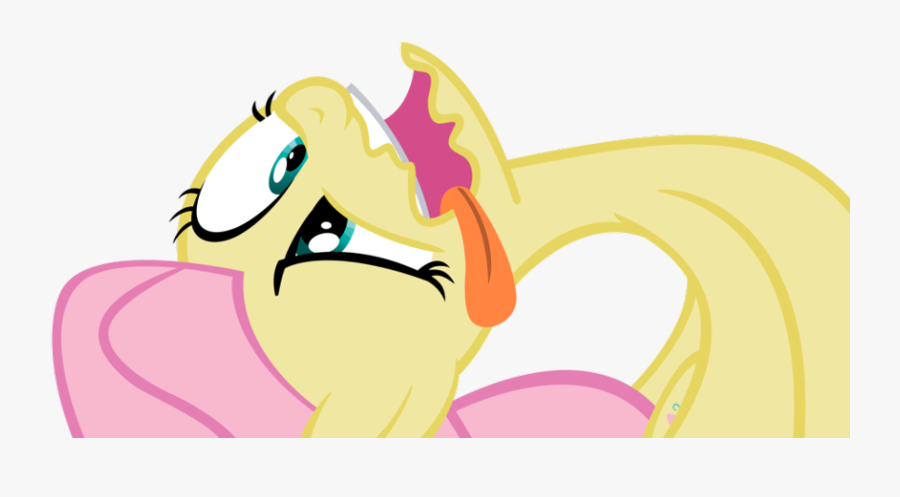 Fluttershy Faint Freetoedit - Cartoon, Transparent Clipart