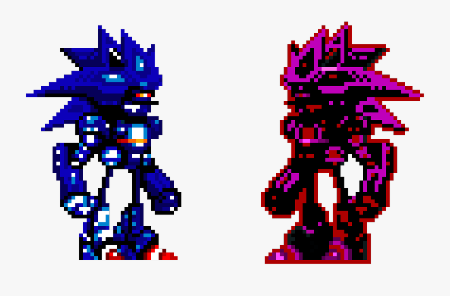 Mecha Sonic Sprite Png , Free Transparent Clipart - ClipartKey.