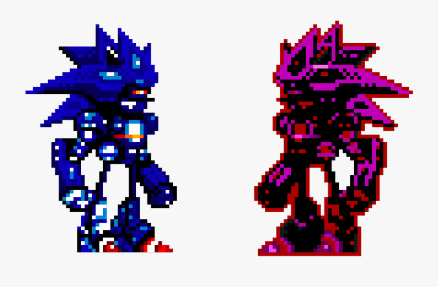 Mecha Sonic Sprite Png, Transparent Clipart