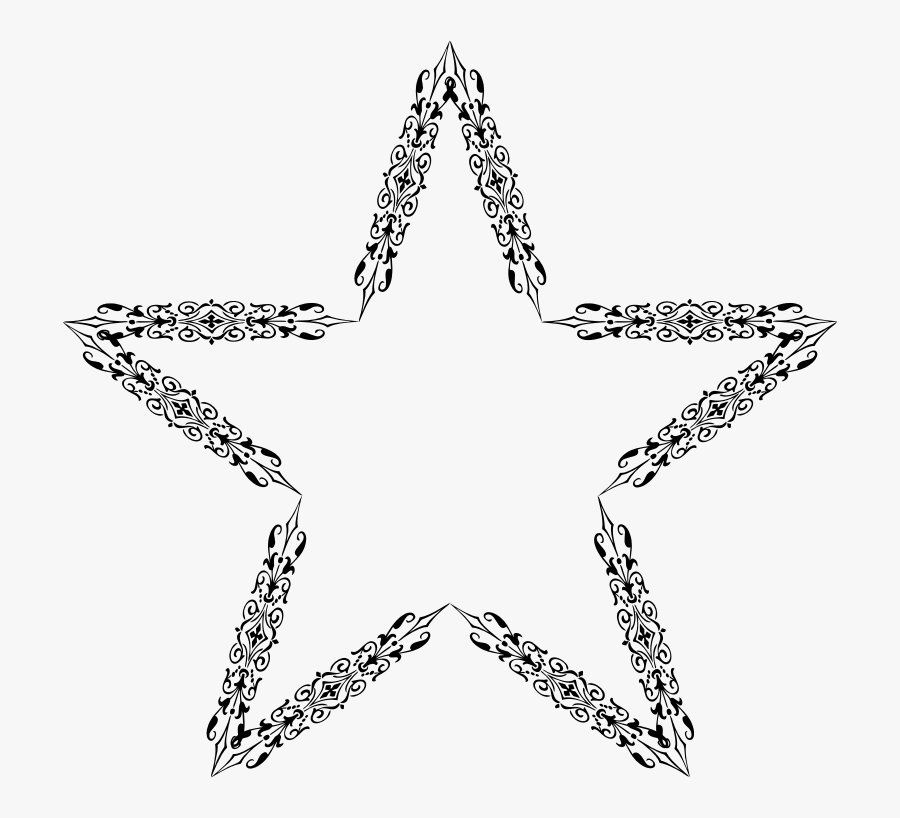 Transparent Fancy Divider Line Png - Moon And Stars Border, Transparent Clipart