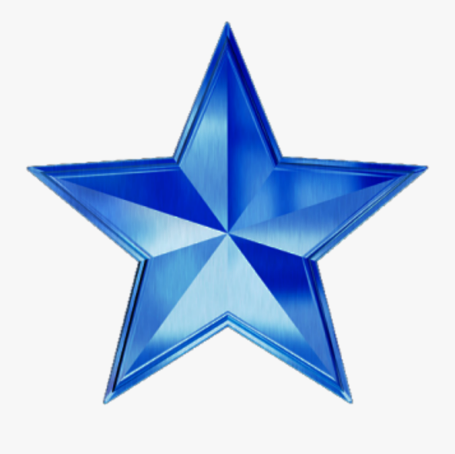 #estrella #azul - Triangle, Transparent Clipart