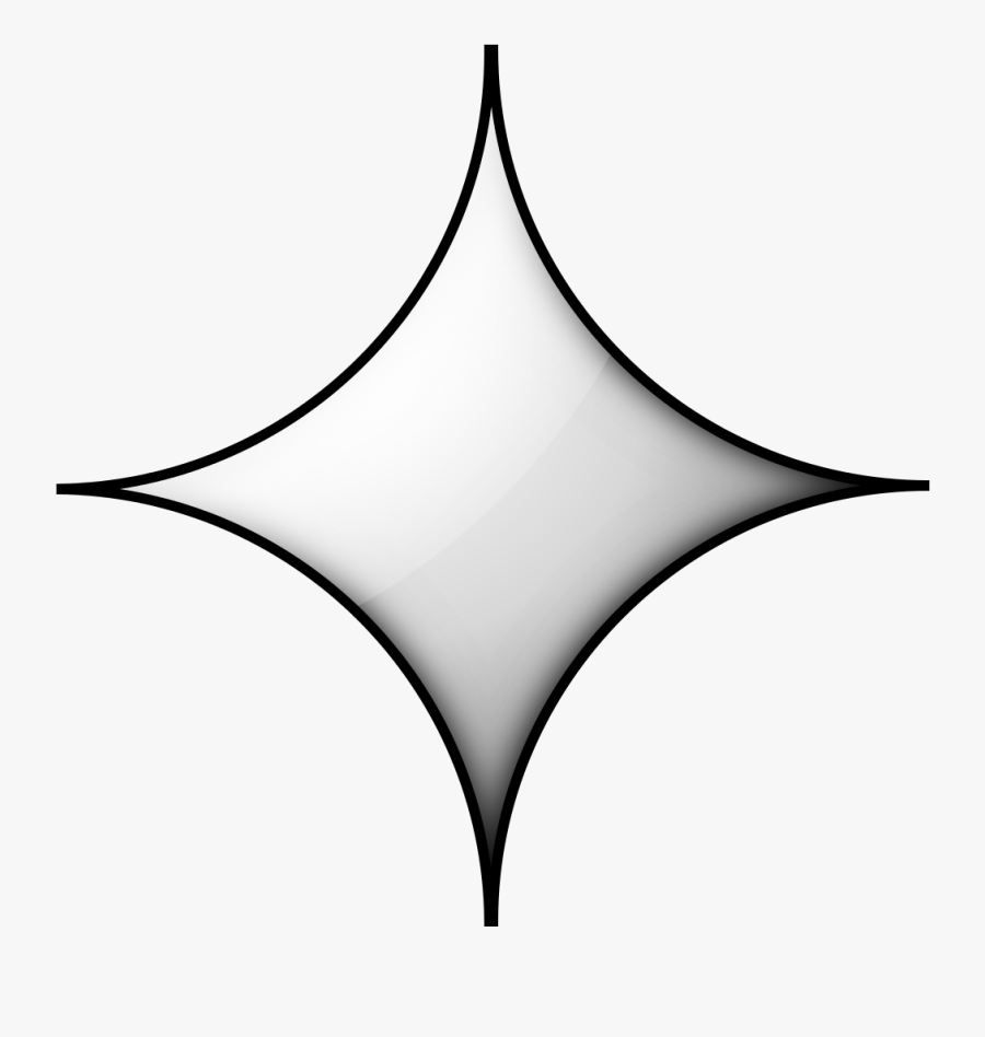 Estrella Con 4 Puntas, Transparent Clipart