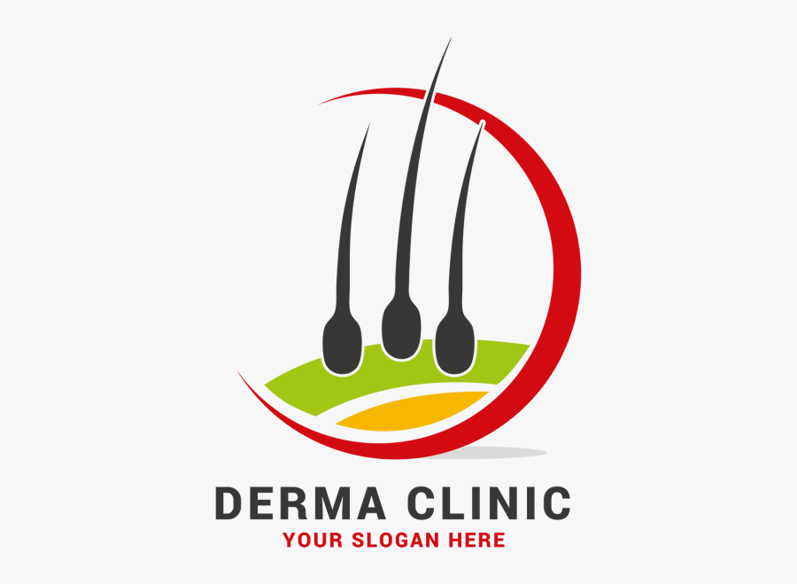 Clip Art Dermatology Symbols - Hair Transplant Logo Design, Transparent Clipart