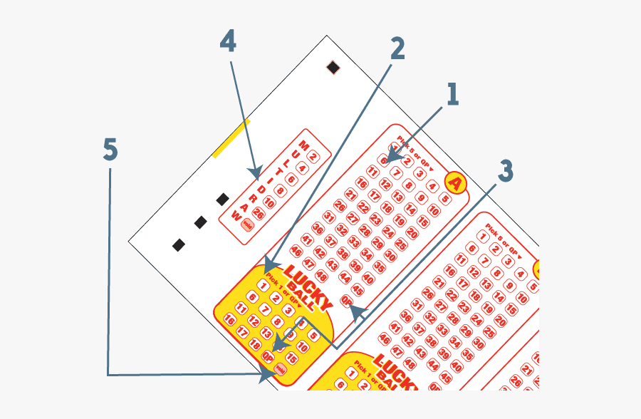 Lucky For Life Nc Play Slip, Transparent Clipart