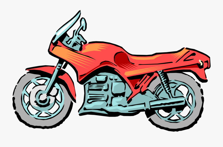 Or Motorbike Image Illustration Clipart , Png Download - Motorcycle, Transparent Clipart