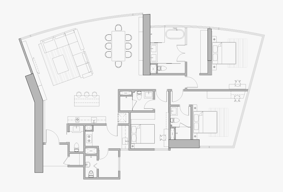Banyan Tree Signatures Floor Plan - Floor Plan, Transparent Clipart