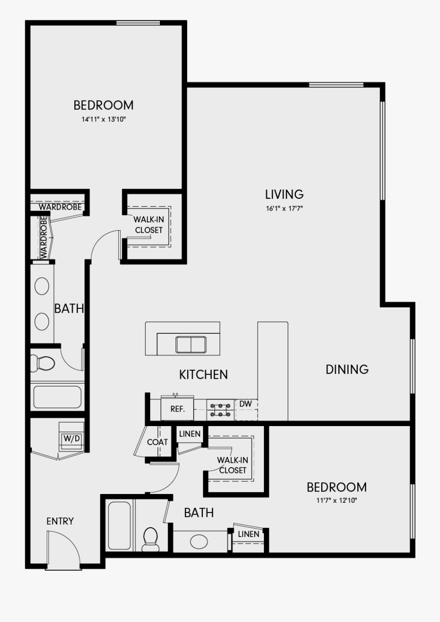 Floor Plan, Transparent Clipart