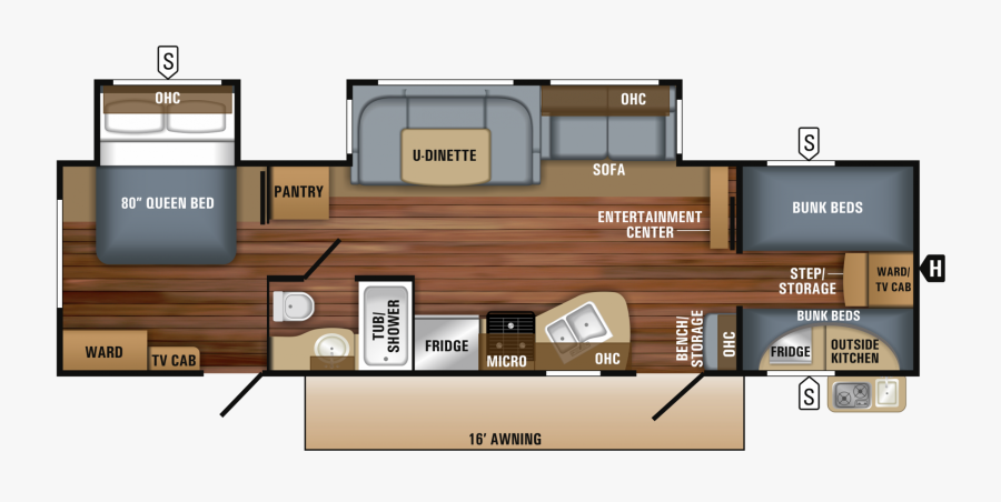 2019 Jayco Jay Flight 31qbds, Transparent Clipart
