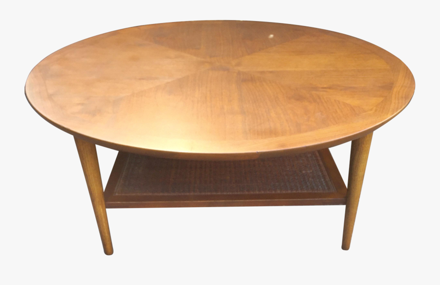 Lane Walnut Round Coffee Table, Transparent Clipart