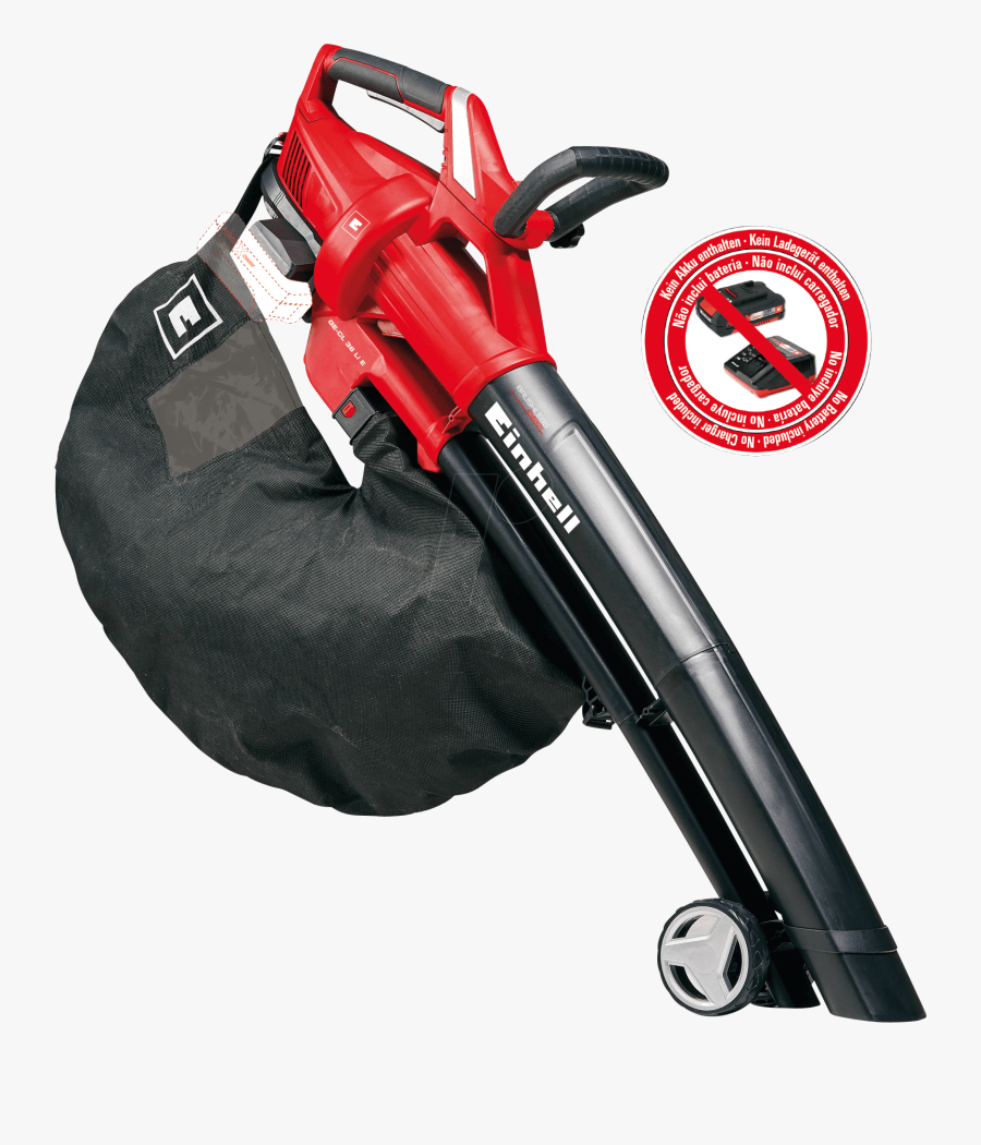 Cordless Leaf Vacuum, Ge-cl 36 Li E - Einhell Ge Cl 36 Li E, Transparent Clipart