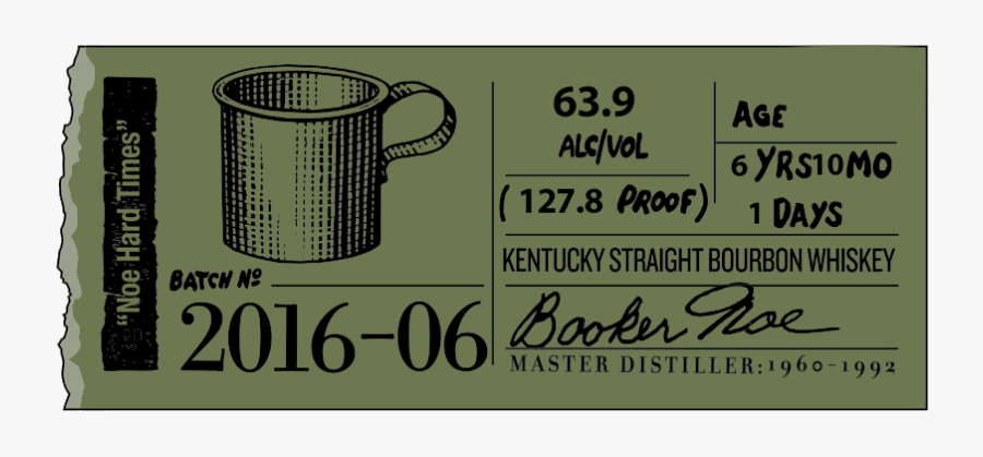 Clip Art Booker S Batches - Booker's Bourbon 2018 03, Transparent Clipart