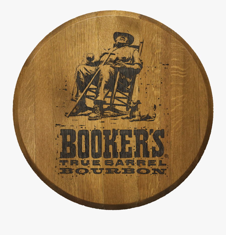 Booker"s Bourbon Laser Engraved Barrel Head - Plywood, Transparent Clipart