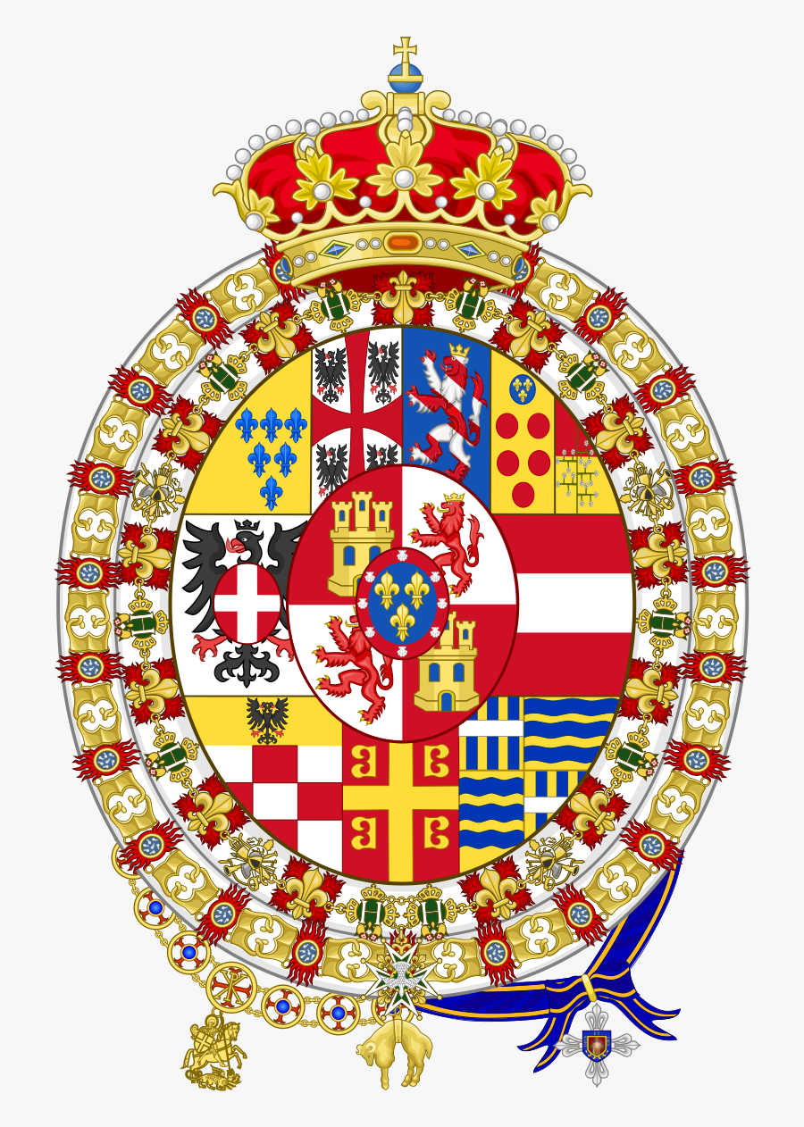 Coat Of Arms Of The House Of Bourbon-parma - Coat Of Arms Duke Of Bourbon Parma, Transparent Clipart