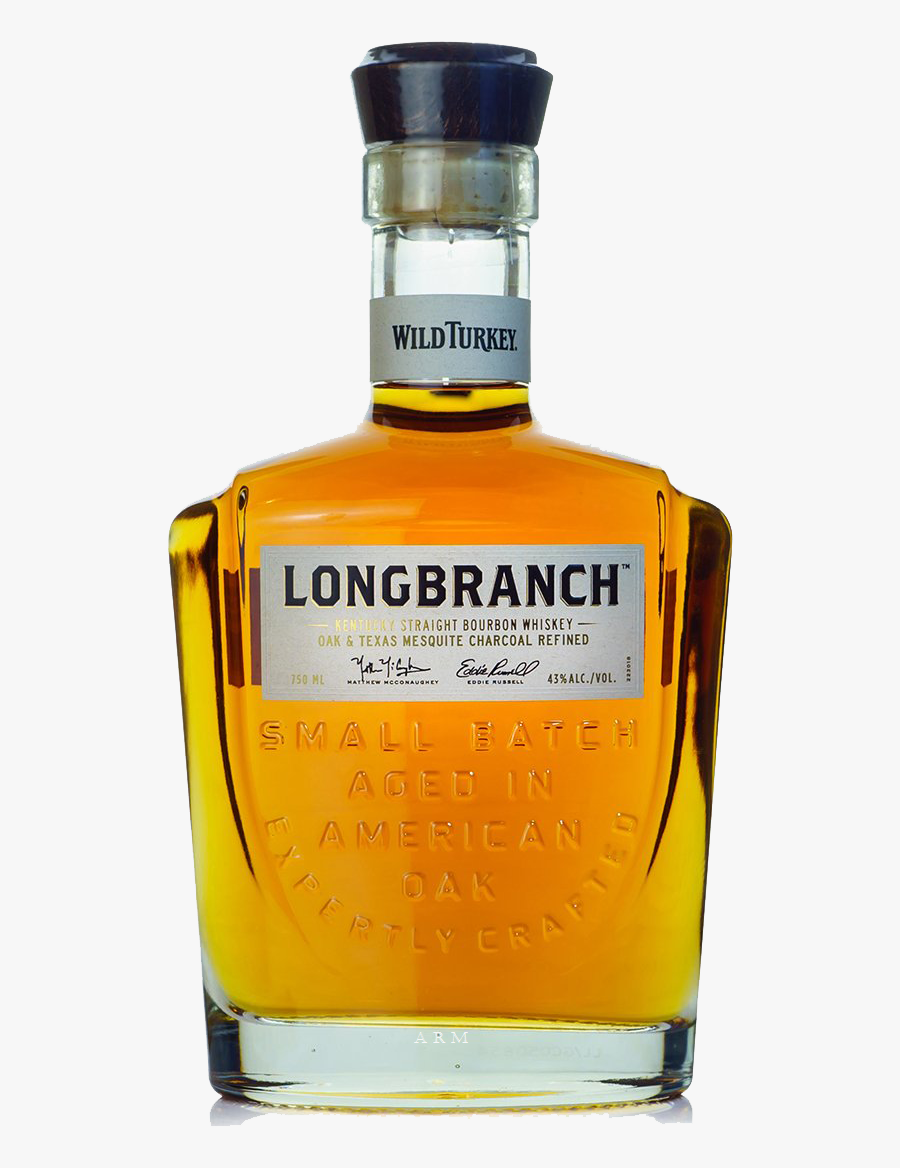 Wild Turkey Longbranch Bourbon - Grain Whisky, Transparent Clipart