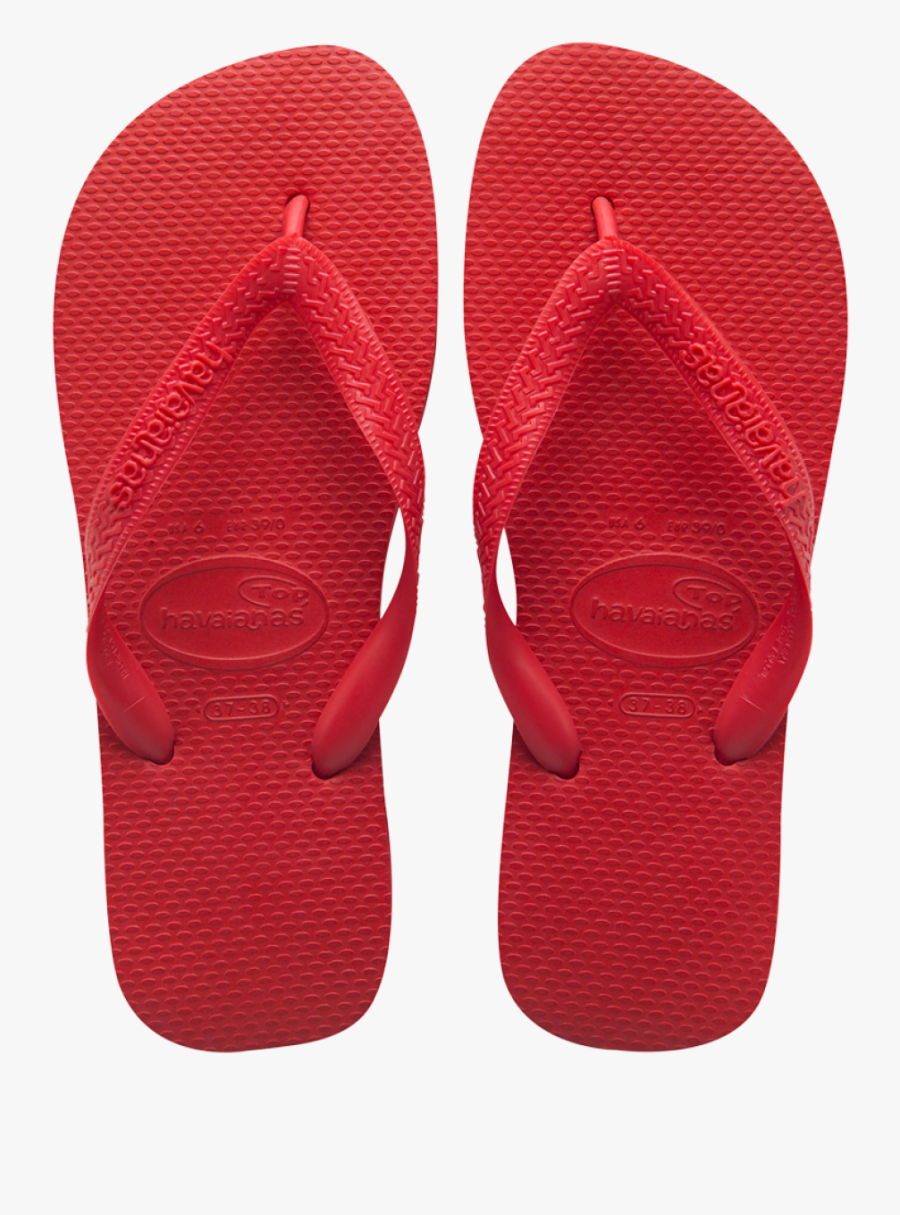 Transparent Flip Flop Png - Havaianas Top Ruby Red, Transparent Clipart