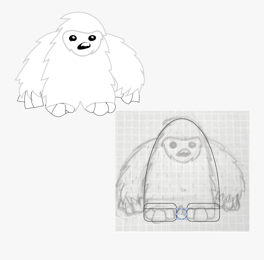 Abominable Snowman - Cartoon - Cartoon, Transparent Clipart
