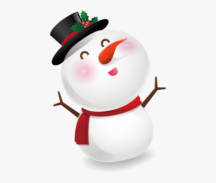 Snowman Vector Png, Transparent Clipart
