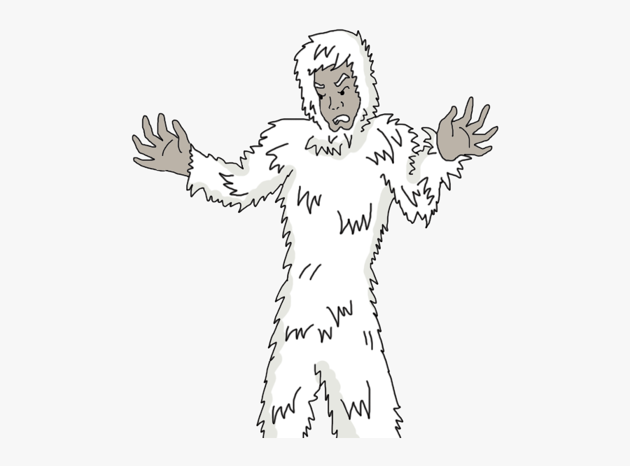 Abominable Snowman Dreams - Illustration, Transparent Clipart
