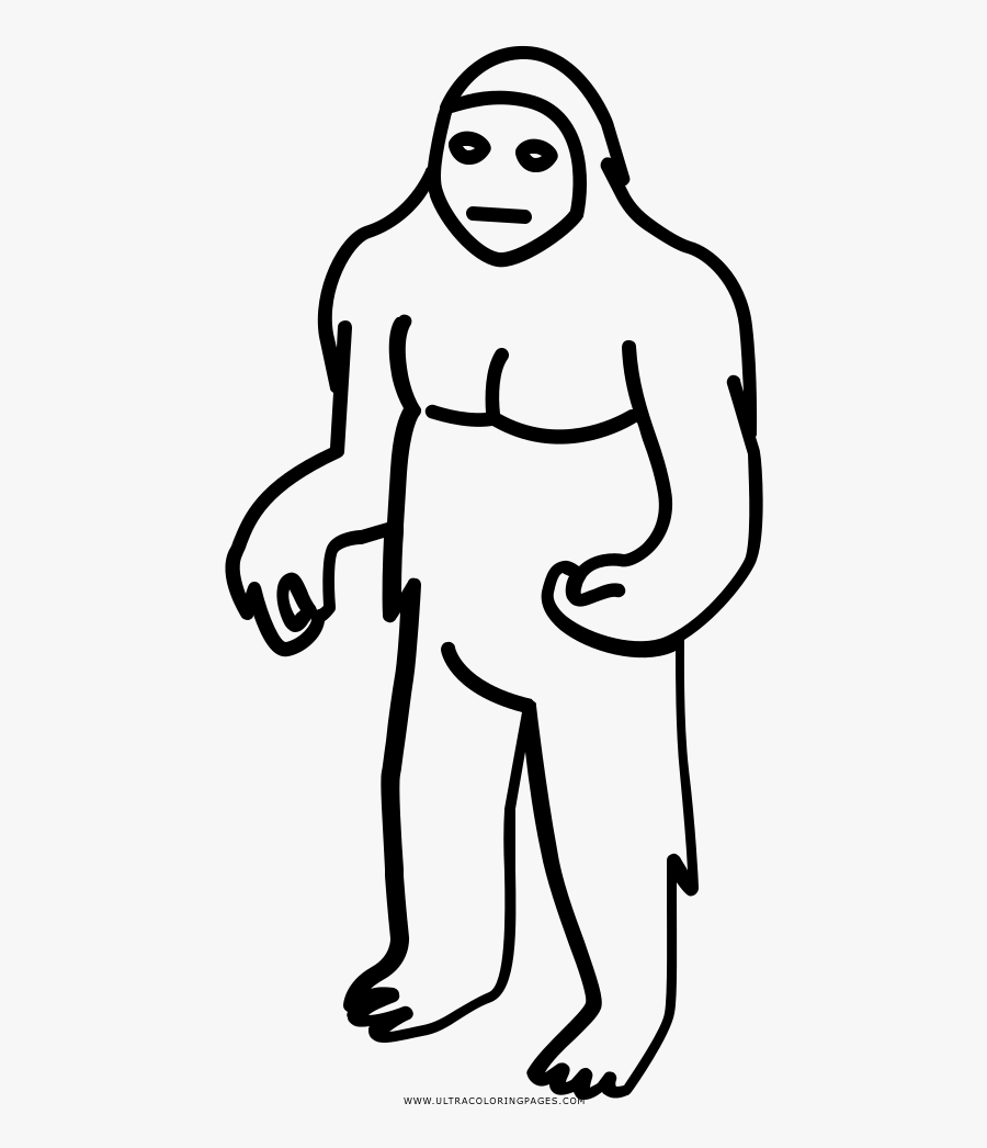 Abominable Snowman Coloring Page Ultra Coloring Pages, Transparent Clipart